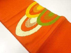 抽象模様織出し名古屋帯